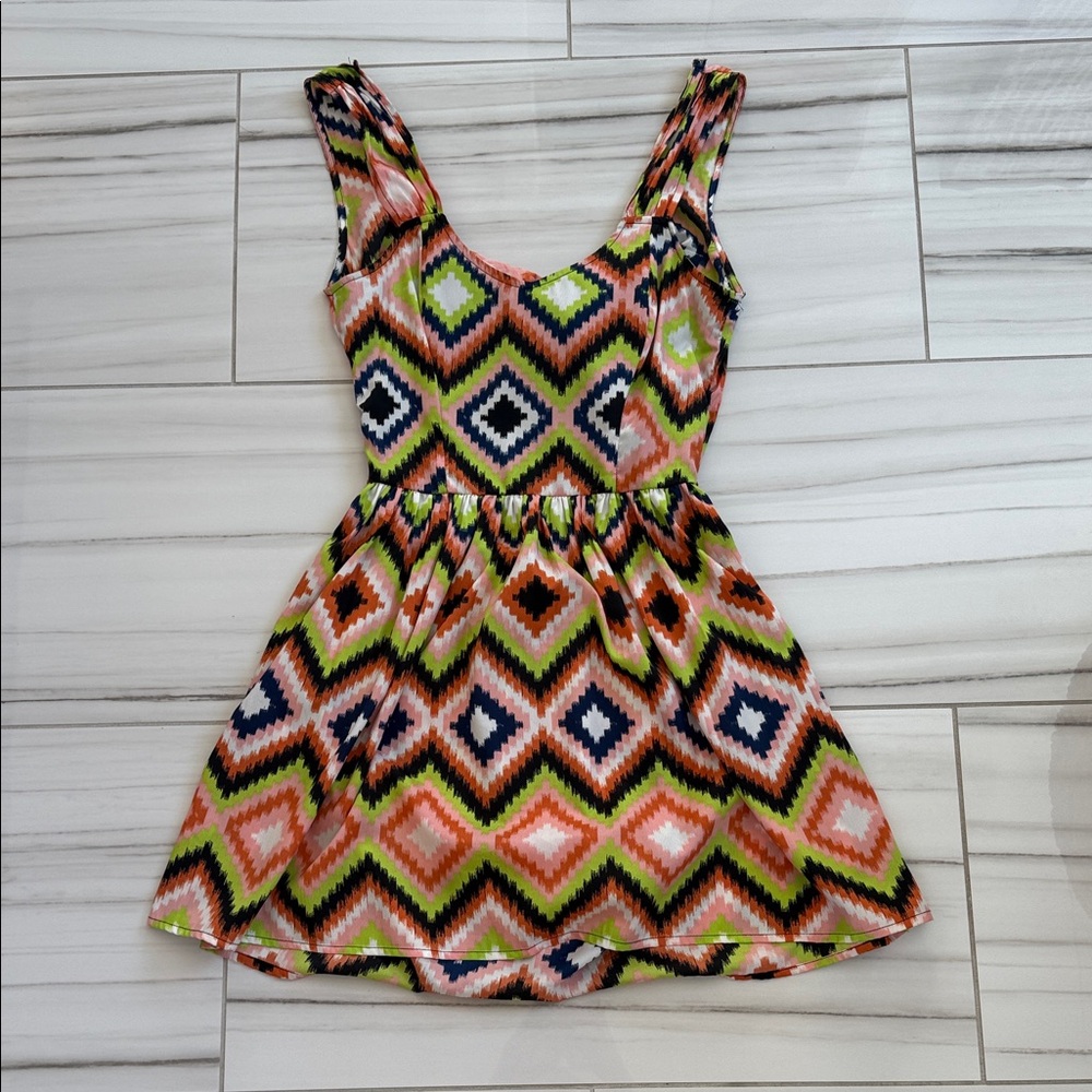 Bar III Multicolor Geometric Women’s Dress